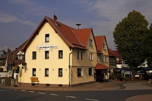 Hotel-Restaurant Zum Goldenen Stern Großalmerode Eksteriør bilde