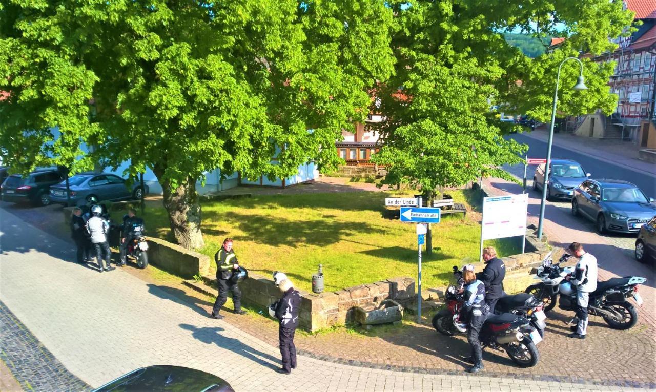 Hotel-Restaurant Zum Goldenen Stern Großalmerode Eksteriør bilde